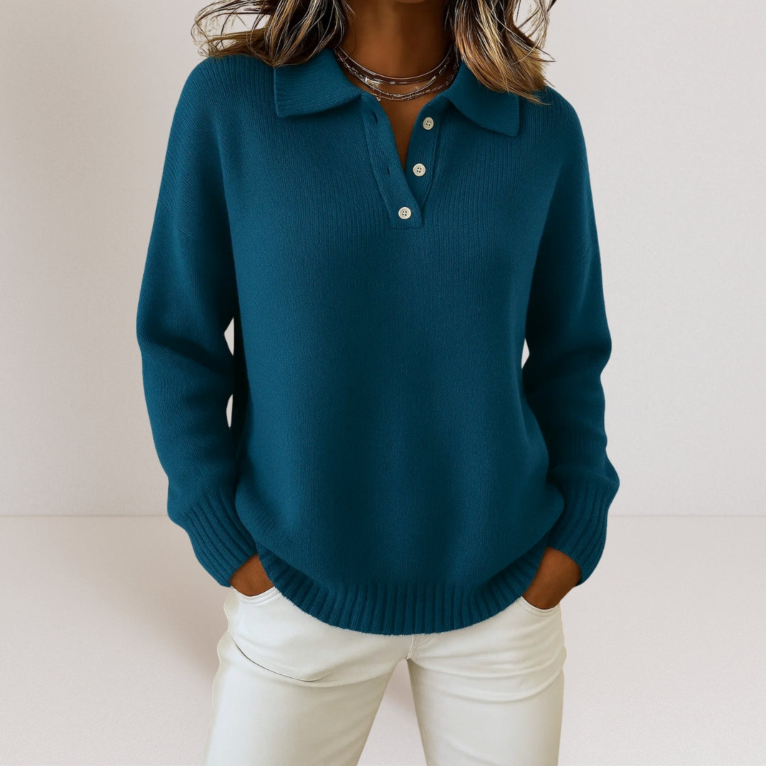 Olivia™ | Pull en maille douce à col
