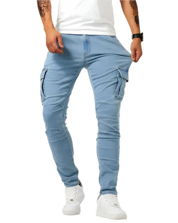 Pantalon cargo stretch Branio