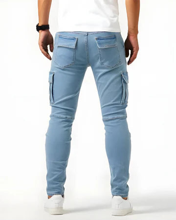 Pantalon cargo stretch Branio