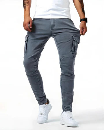 Pantalon cargo stretch Branio