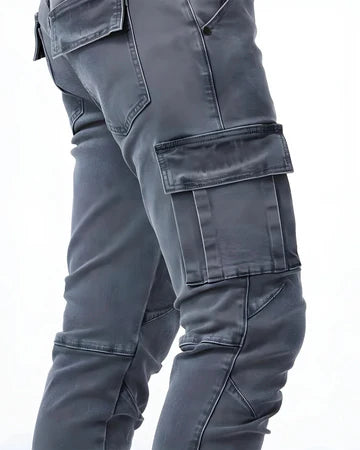 Pantalon cargo stretch Branio