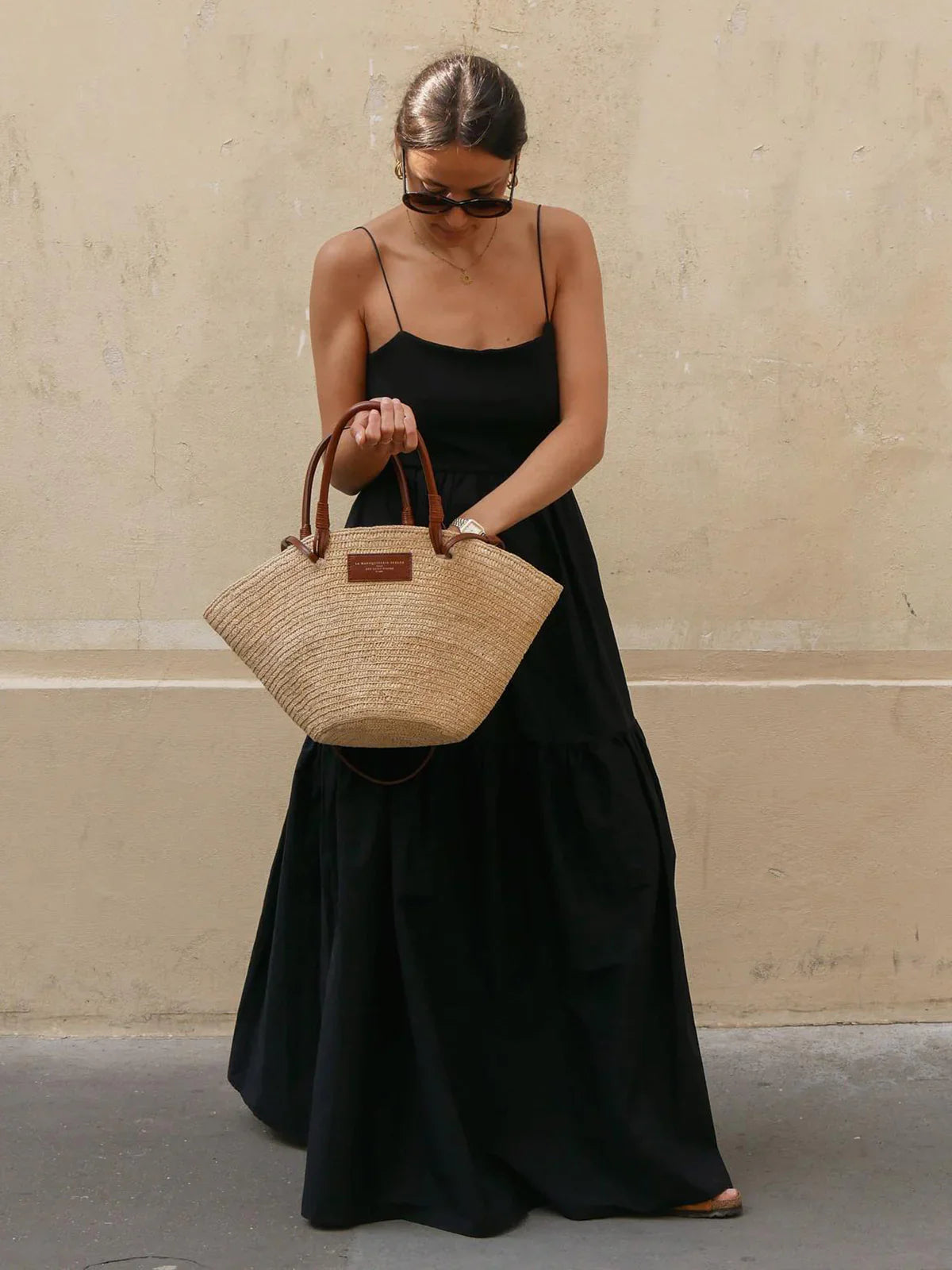 Robe Longue Unie Dos Nu