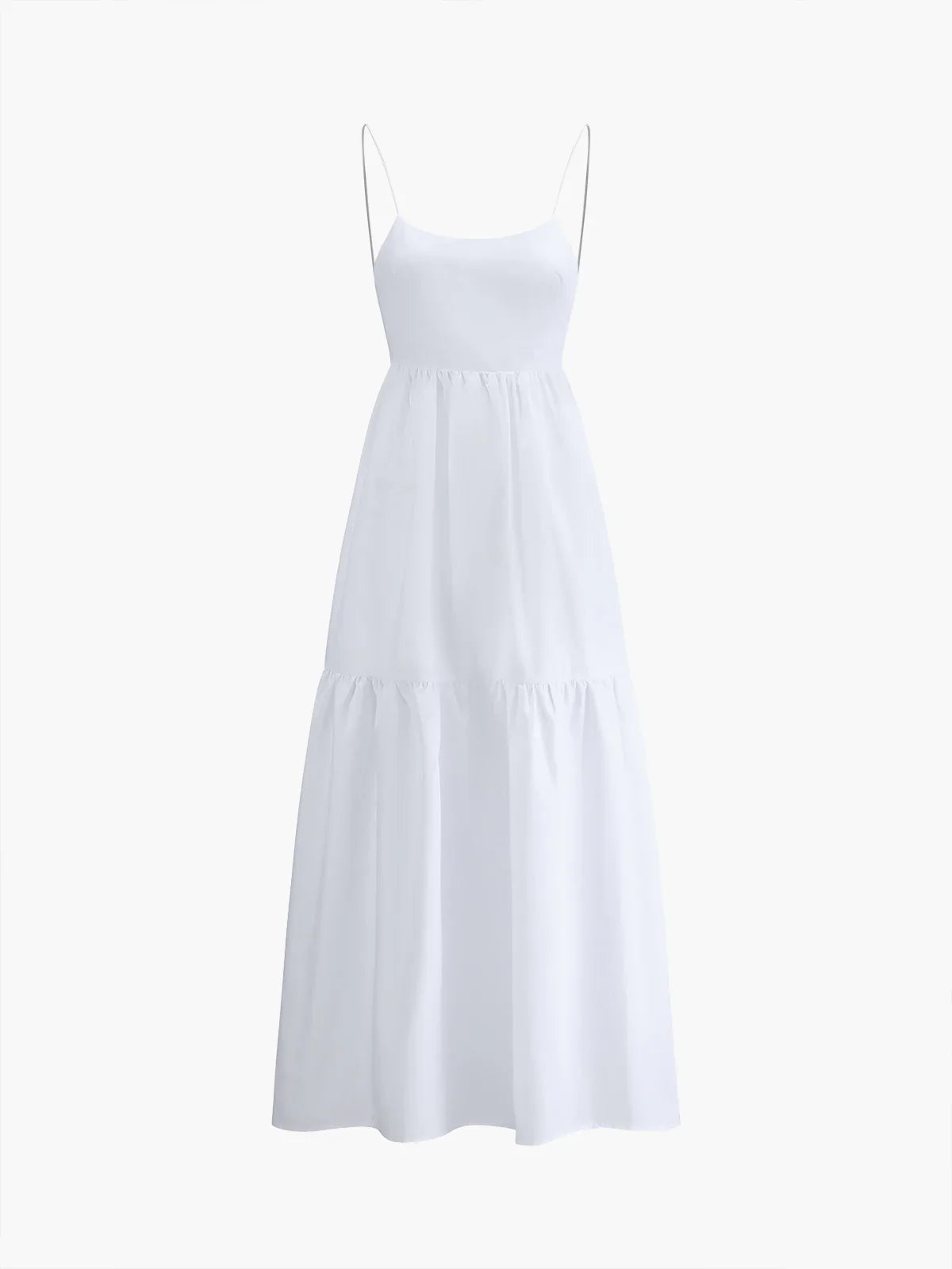 Robe Longue Unie Dos Nu