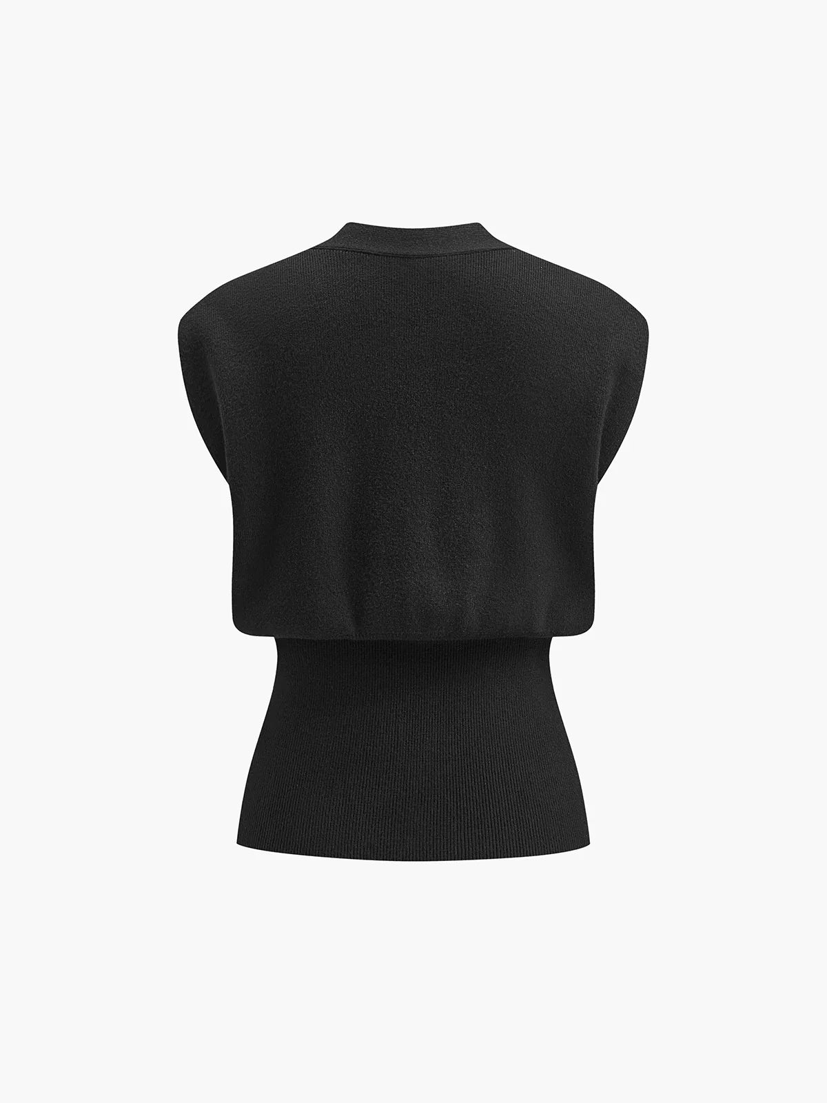 Gilet Sans Manches à Col V
