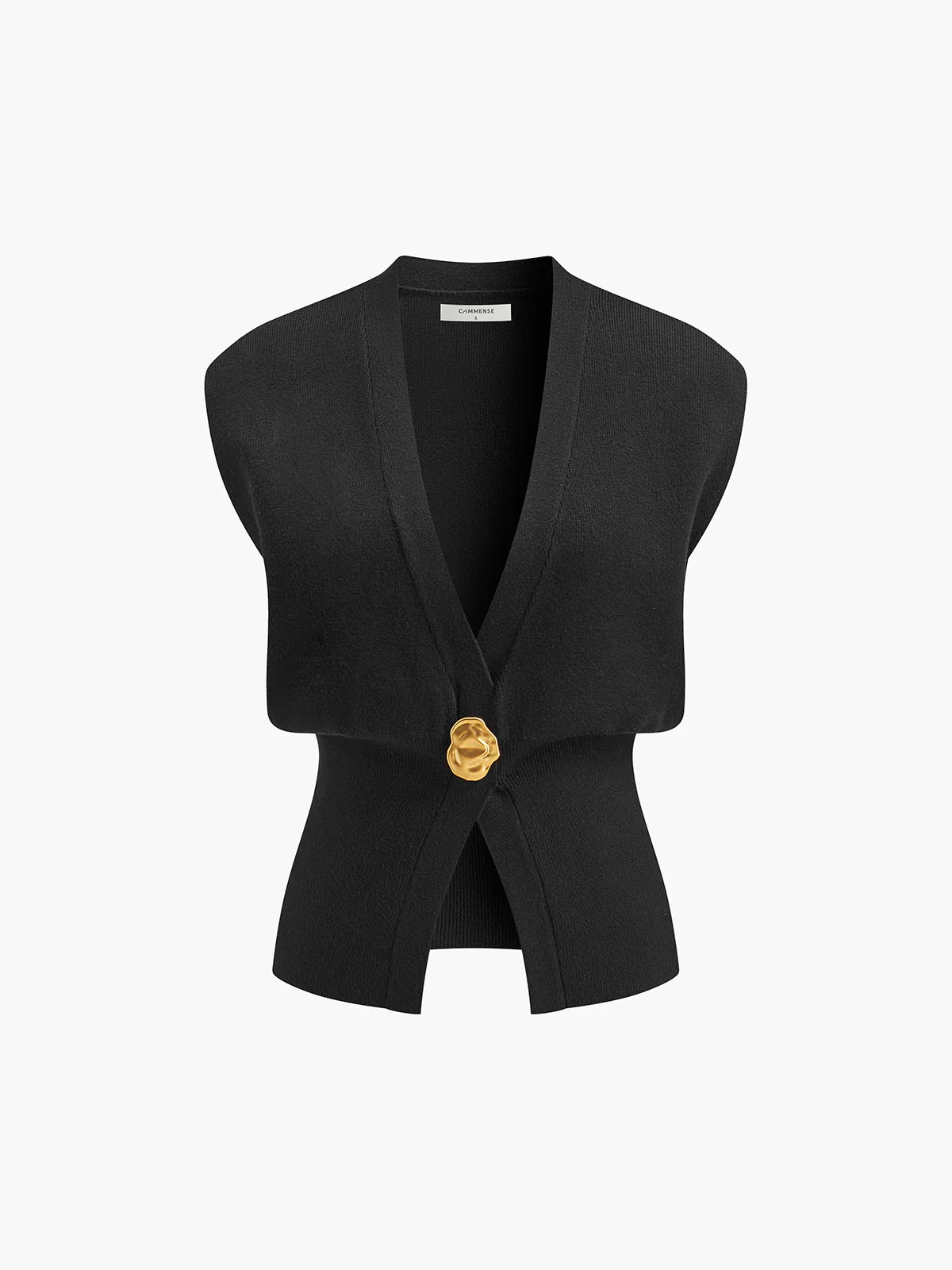 Gilet Sans Manches à Col V