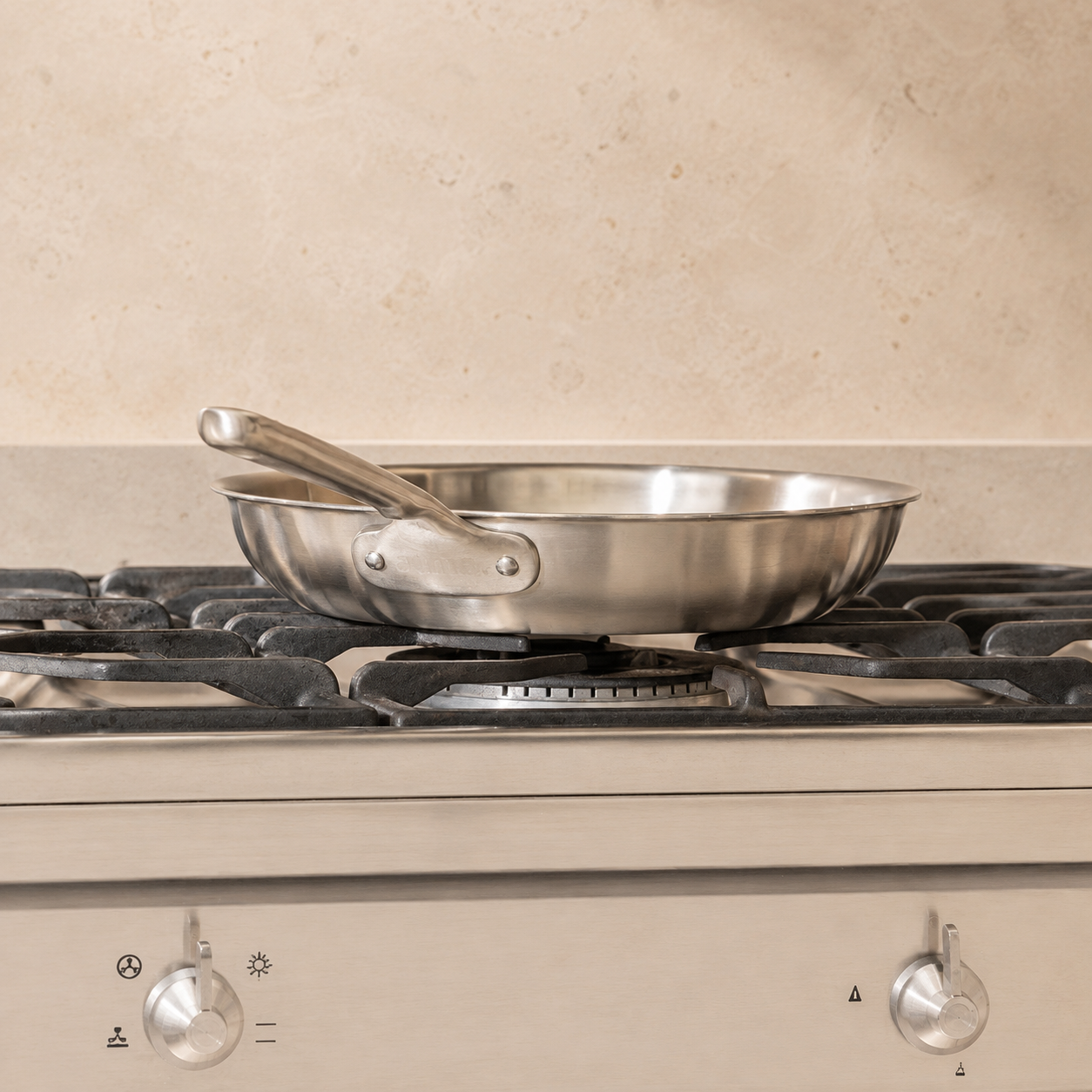 Pack Brigade - set de 3 poêles en inox