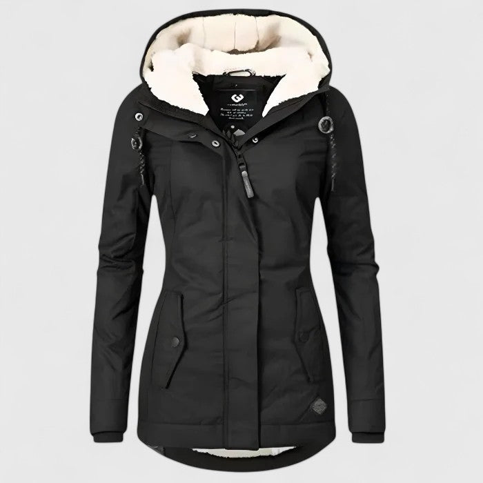 Amelia | Veste d’hiver imperméable avec capuche