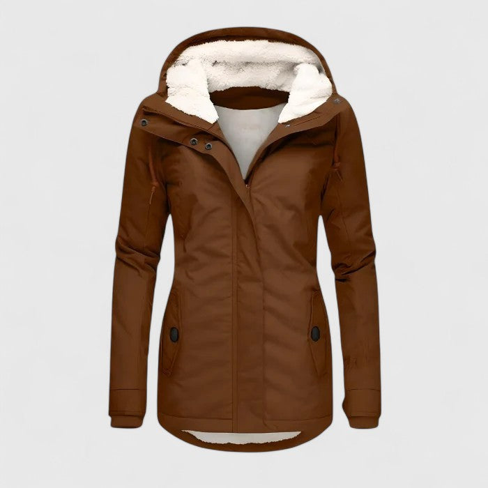 Amelia | Veste d’hiver imperméable avec capuche