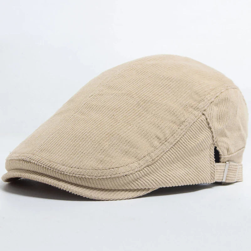 Casquette en velours côtelé