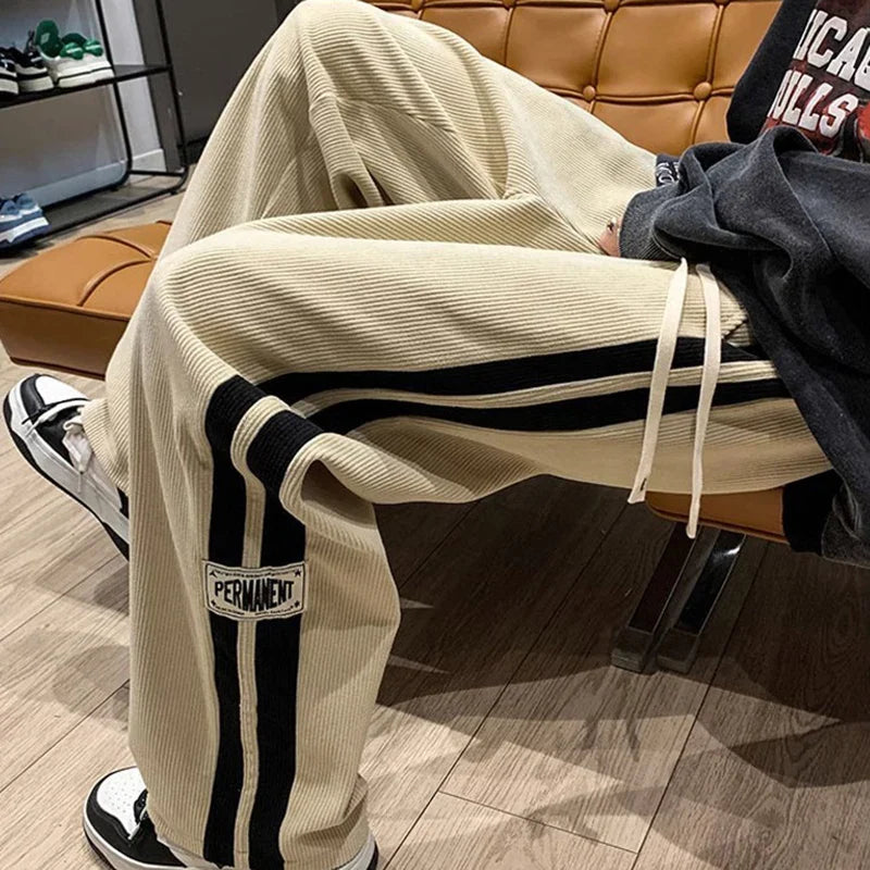 Pim | Pantalon en velours côtelé à jambe large