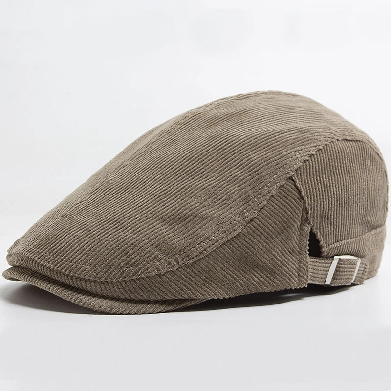 Casquette en velours côtelé