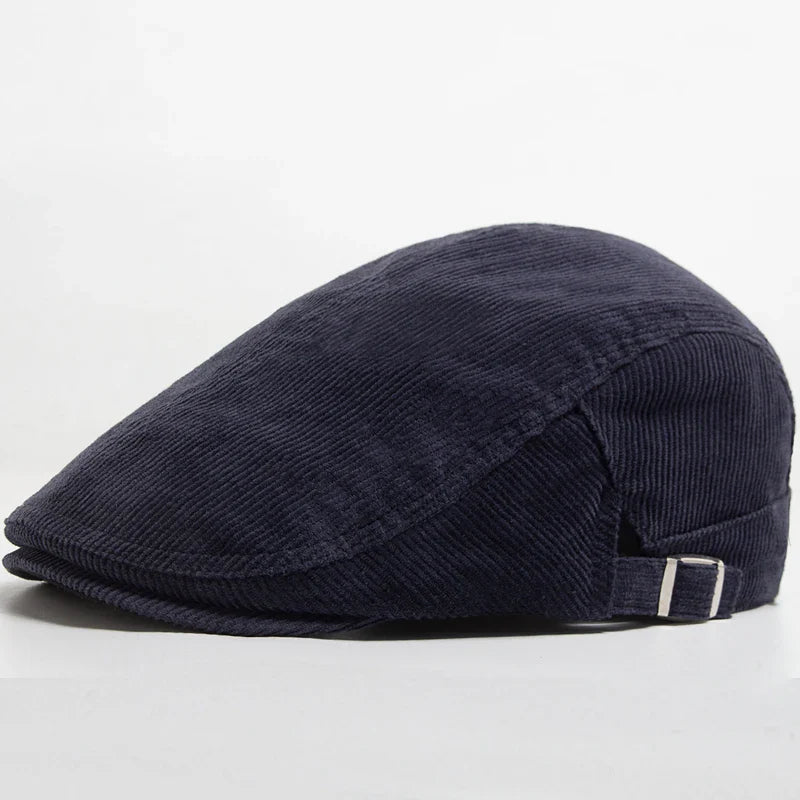 Casquette en velours côtelé