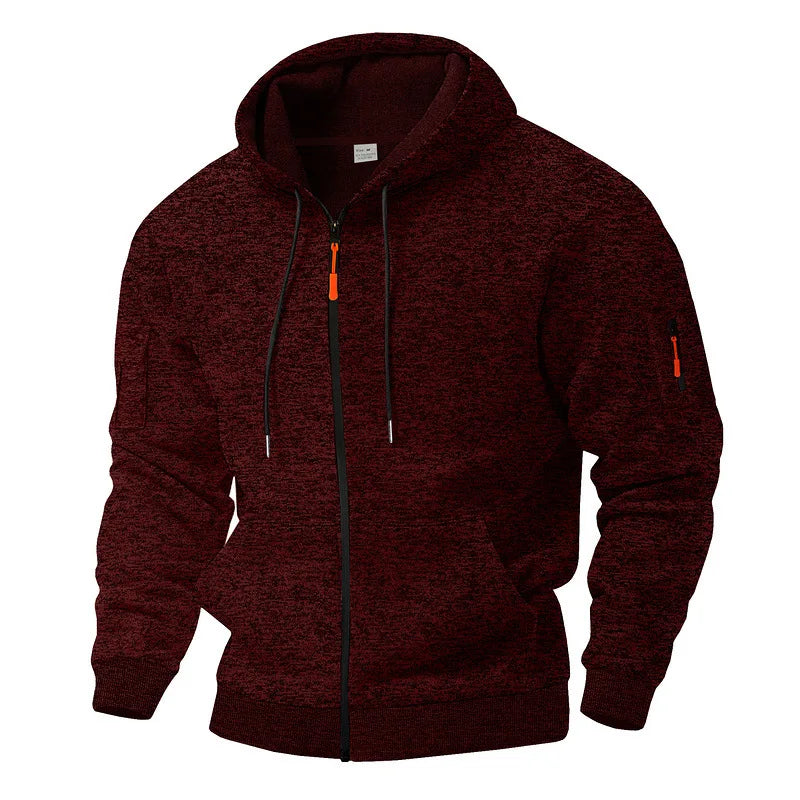DUMONT | VESTE À CAPUCHE ENTIÈREMENT ZIPPÉE POUR HOMME