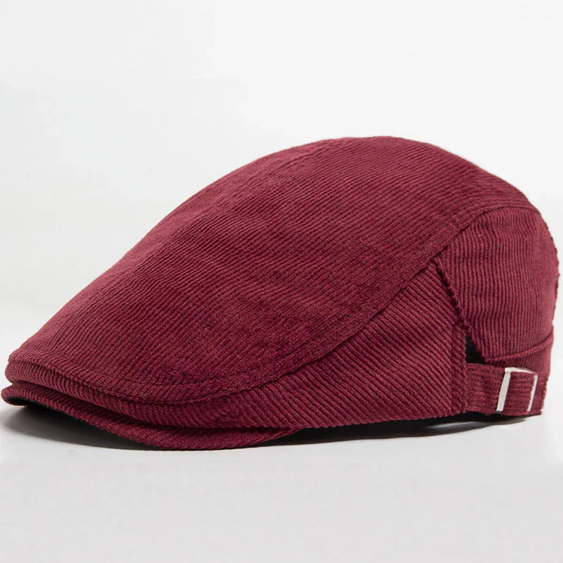 Casquette en velours côtelé