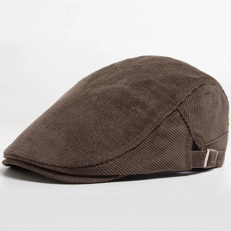 Casquette en velours côtelé