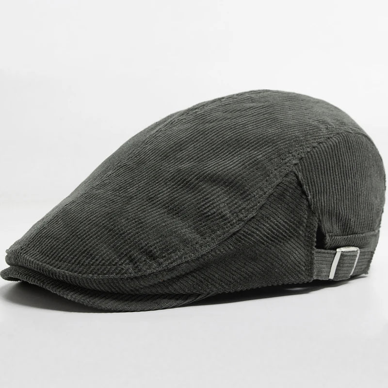 Casquette en velours côtelé