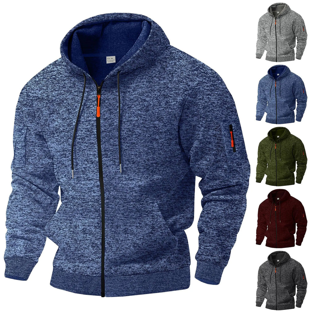 DUMONT | VESTE À CAPUCHE ENTIÈREMENT ZIPPÉE POUR HOMME