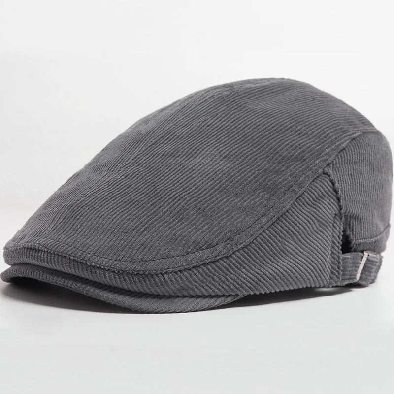 Casquette en velours côtelé