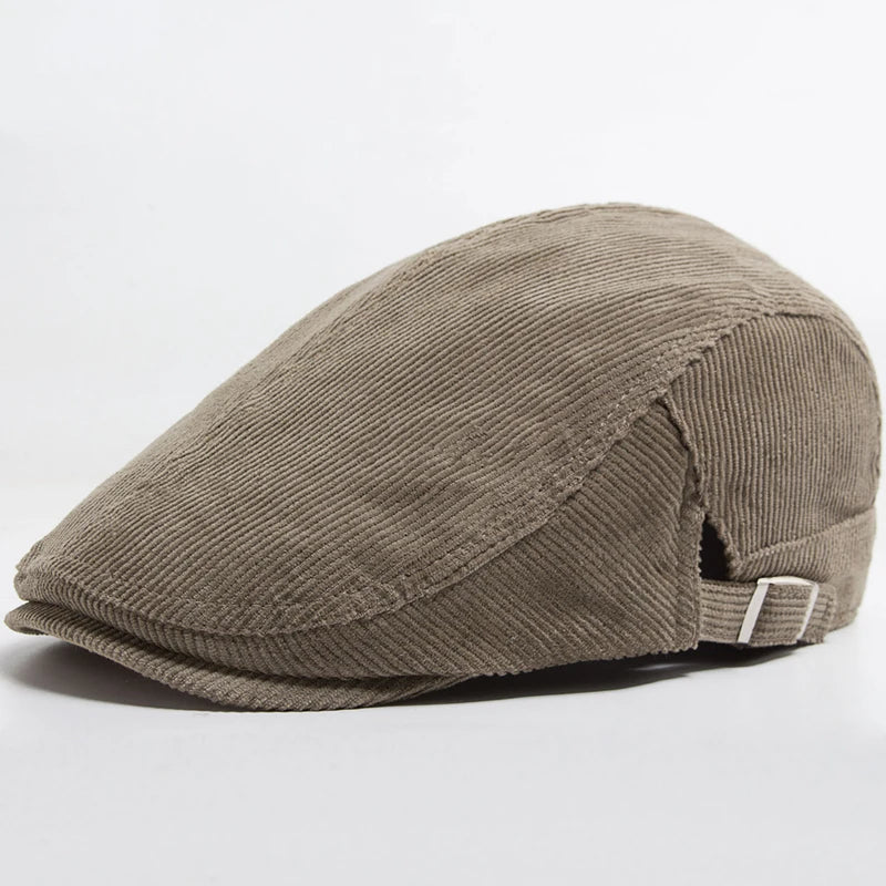 Casquette en velours côtelé