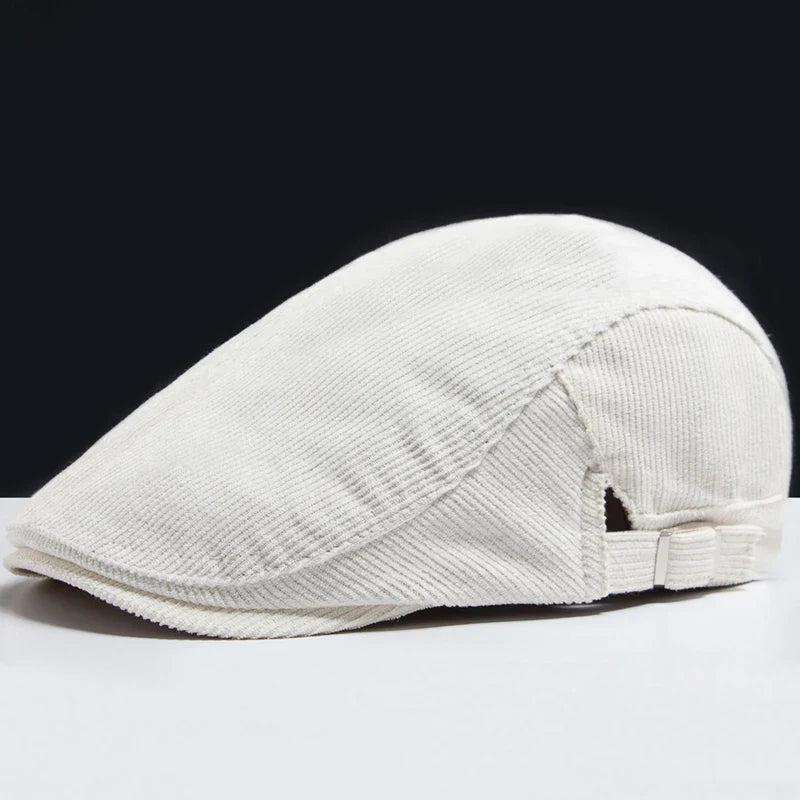 Casquette en velours côtelé