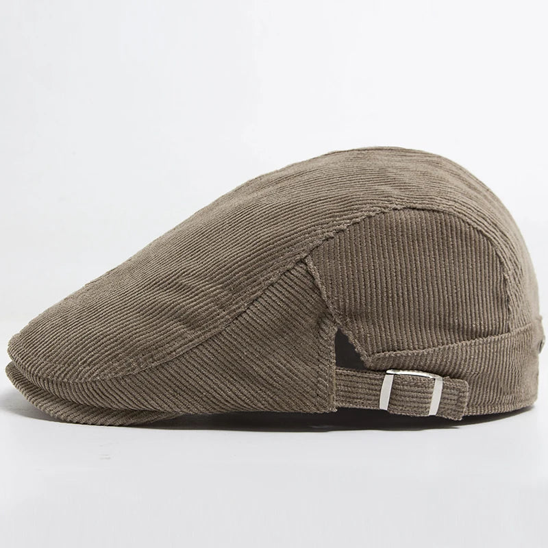 Casquette en velours côtelé