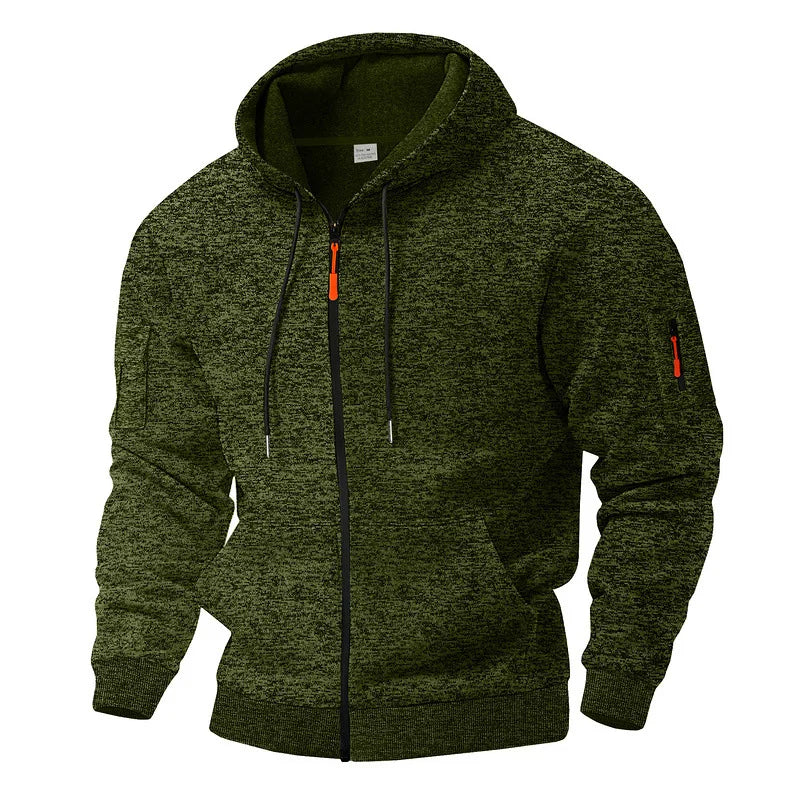DUMONT | VESTE À CAPUCHE ENTIÈREMENT ZIPPÉE POUR HOMME