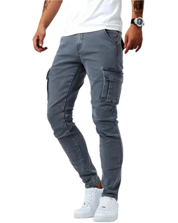 Pantalon cargo stretch Branio