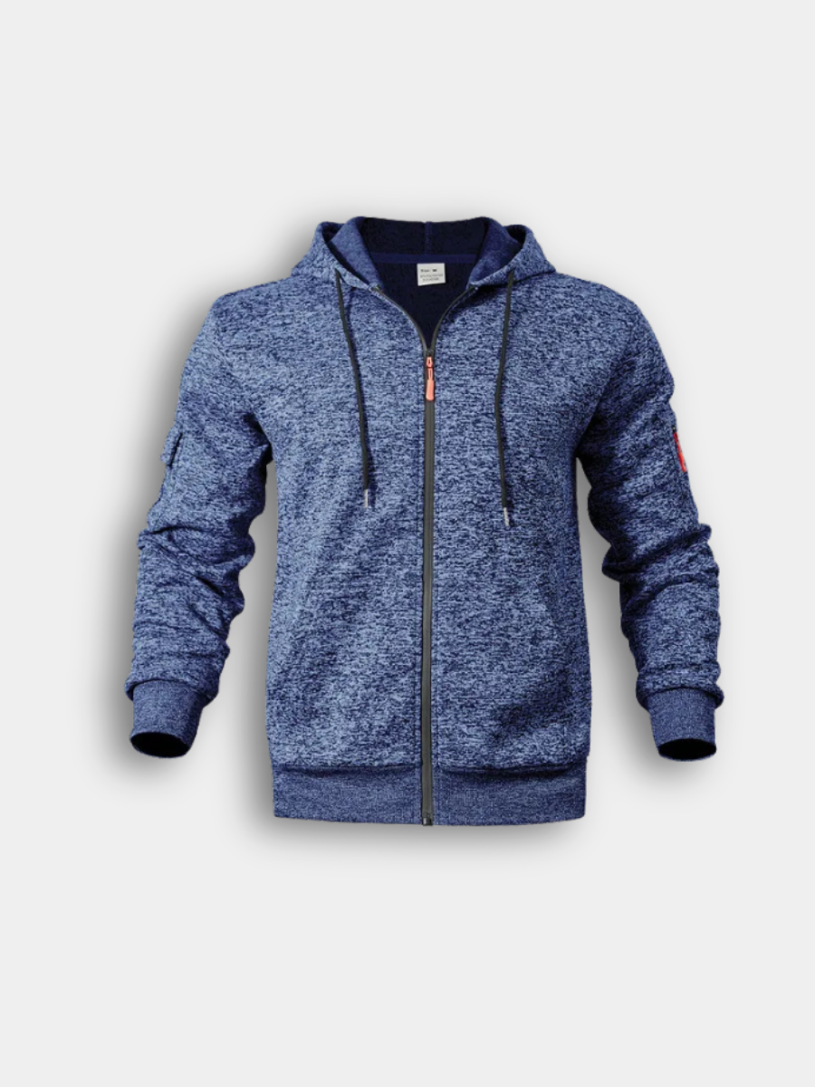 DUMONT | VESTE À CAPUCHE ENTIÈREMENT ZIPPÉE POUR HOMME