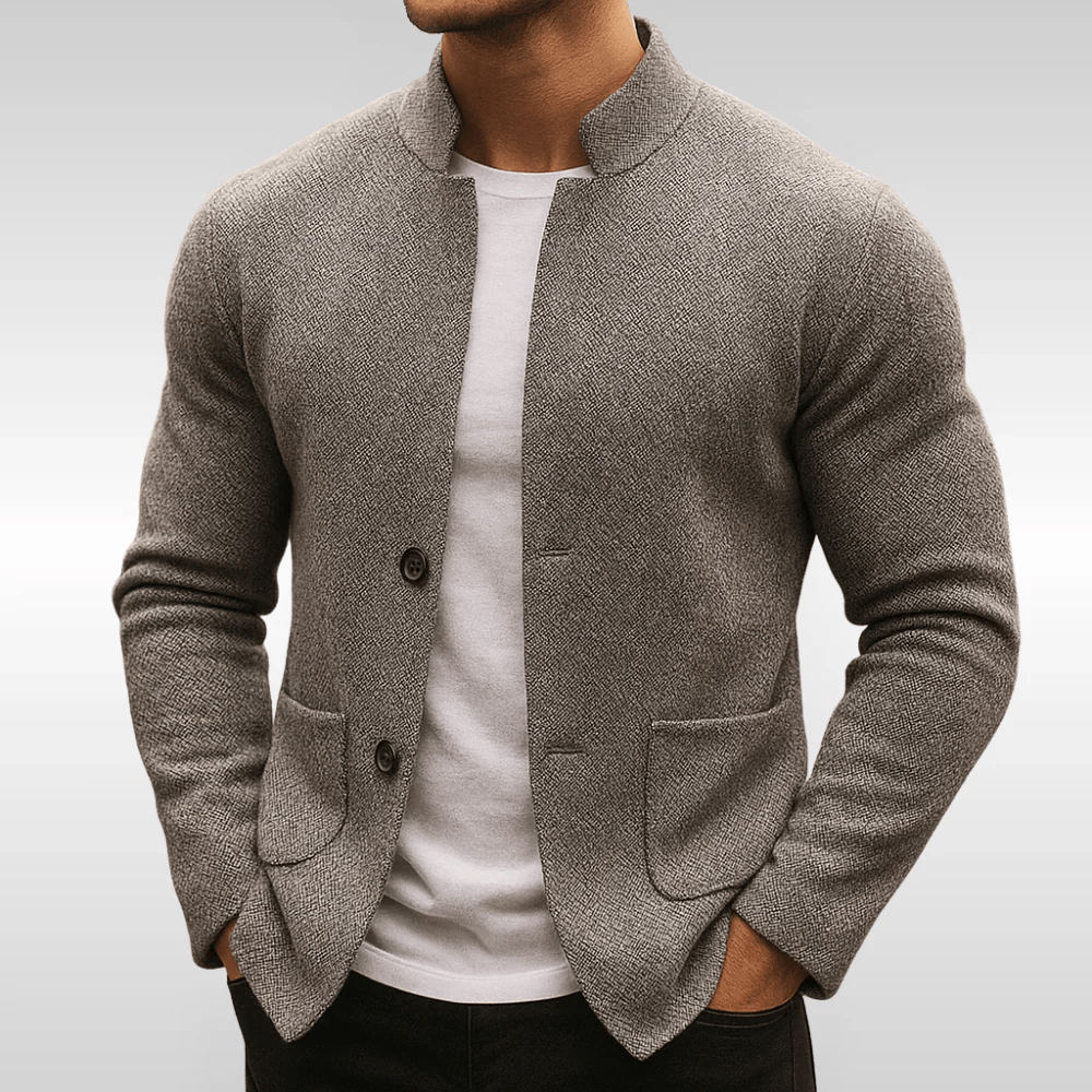 Maldia | GILET EN MAILLE TEXTURÉE POUR HOMME