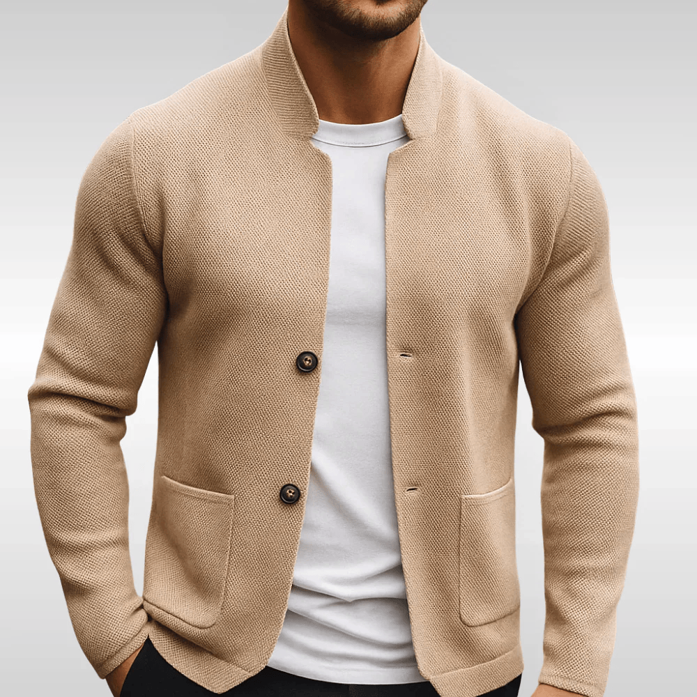 Maldia | GILET EN MAILLE TEXTURÉE POUR HOMME
