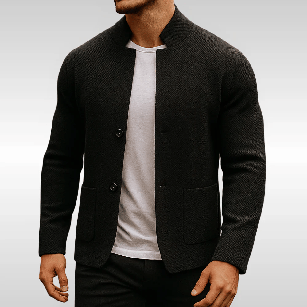 Maldia | GILET EN MAILLE TEXTURÉE POUR HOMME