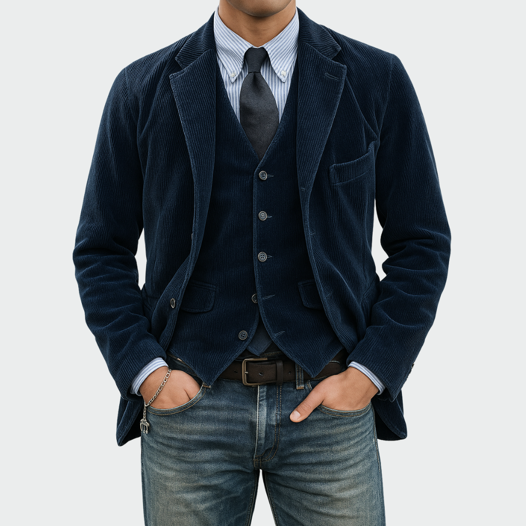 Peter | Ensemble blazer et gilet élégant