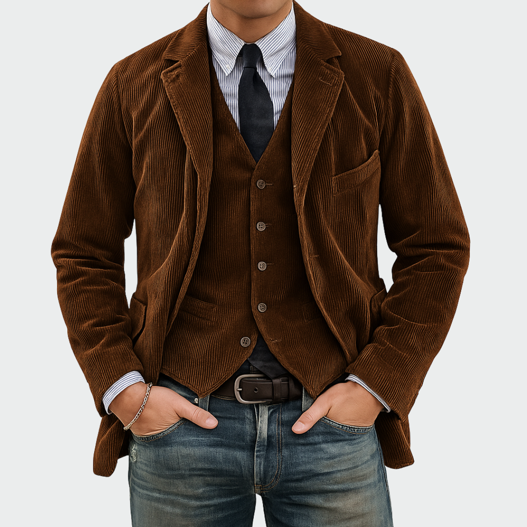 Peter | Ensemble blazer et gilet élégant